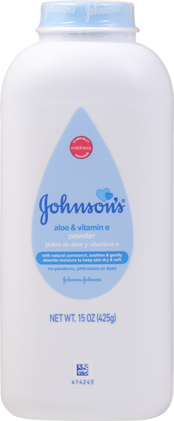 Johnson's Powder, Aloe & Vitamin E