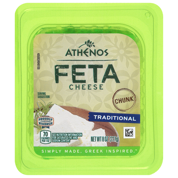 Athenos Cheese Chunk, Feta, Traditional