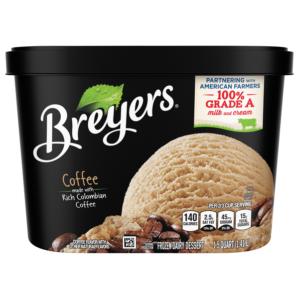 Breyers Frozen Dairy Dessert, Coffee