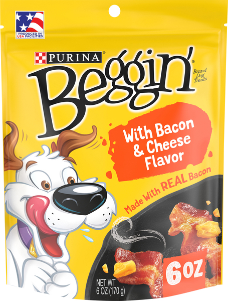 Beggin' Dog Treats, with Bacon & Cheese Flavor