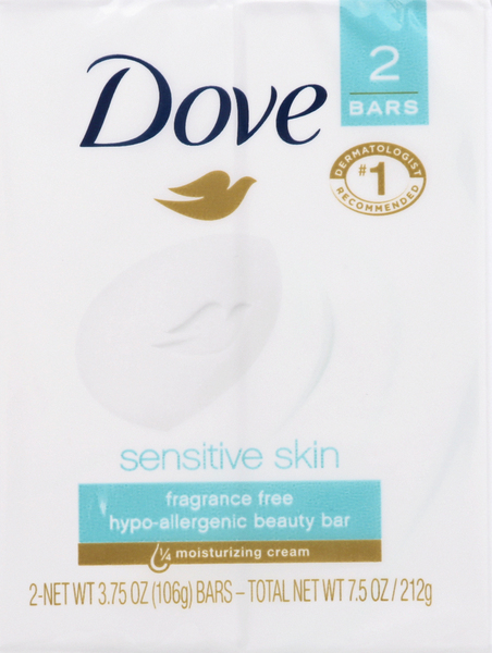 Dove Beauty Bars, Sensitive Skin