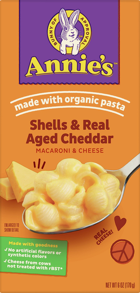 Annie's Macaroni & Cheese, Shells & Real Aged Cheddar « Discount Drug Mart