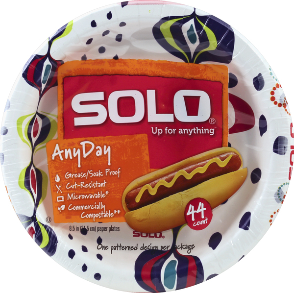 Solo Paper Plates, Any Day, 8.5 Inch