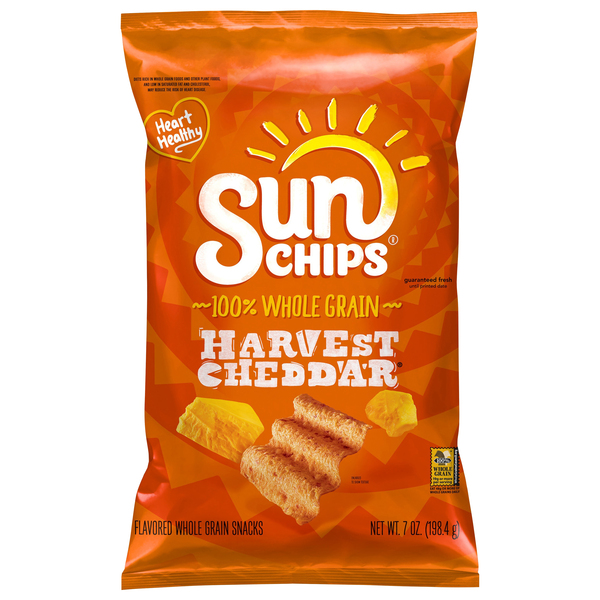 SunChips Whole Grain Snacks, Harvest Cheddar