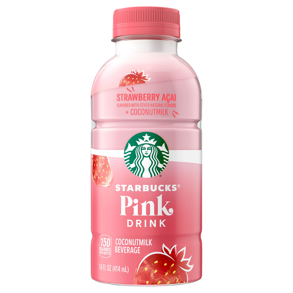 Starbucks Coconutmilk Beverage, Strawberry Acai, Pink Drink