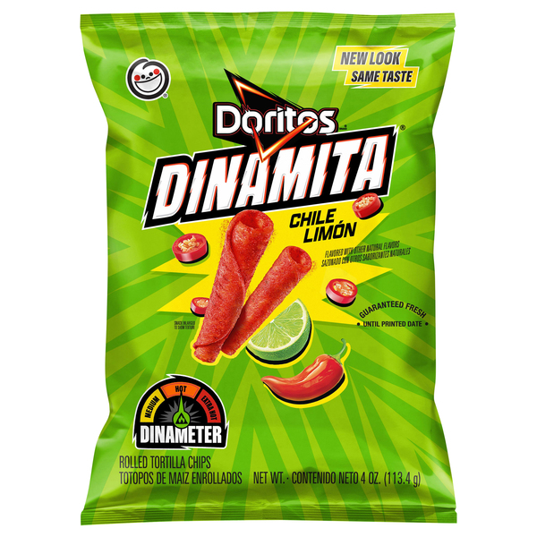 Doritos Tortilla Chips, Chile Limon, Rolled