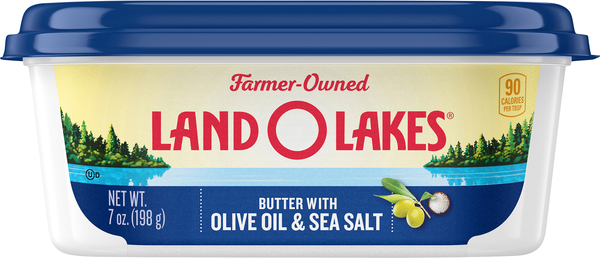Land O Lakes Butter, with Olive Oil & Sea Salt