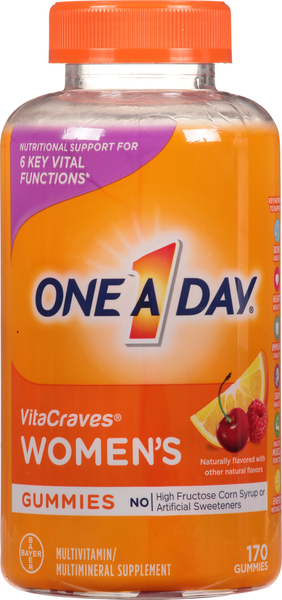One A Day Multivitamin/Multimineral, Women's, Gummies