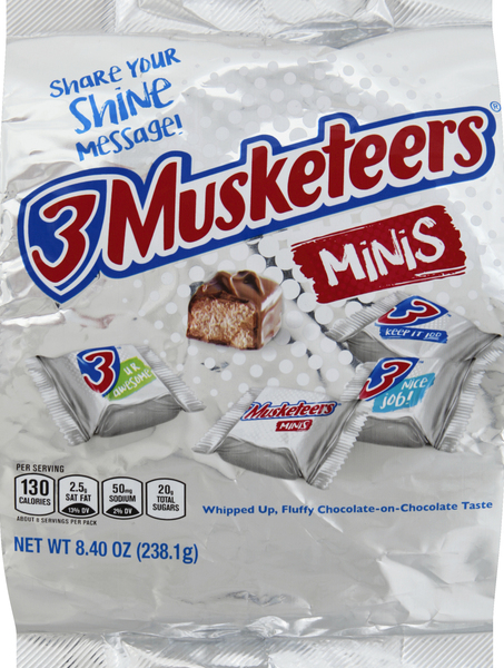 3 Musketeers Candy Bars, Minis