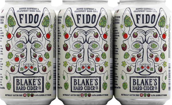 Blakes Hard Cider Beer, Fido, Hopped Raspberry & Grapefruit Hard Cider
