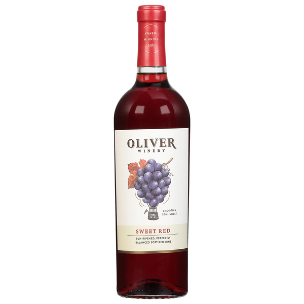 Oliver Winery Wine, Sweet Red