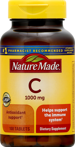 Nature Made Vitamin C, 1000 mg, Tablets