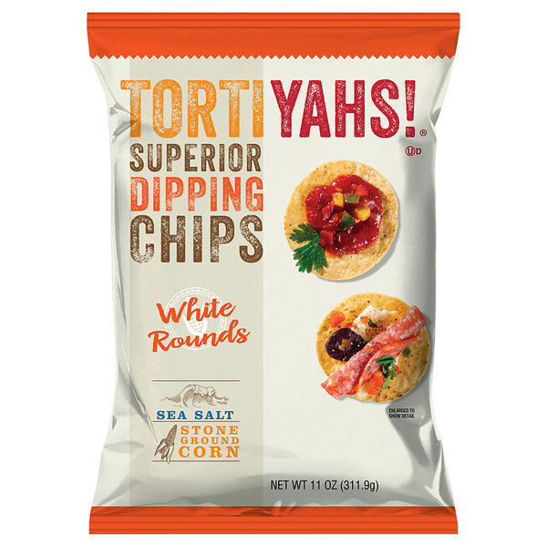 Tortiyahs! Chips, Superior Dipping, White Rounds