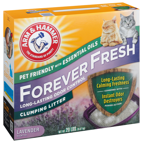 Arm & Hammer Clumping Litter, Lavender Scented, Forever Fresh