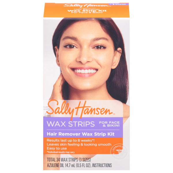 Sally Hansen Wax Strip Kit, Hair Remover