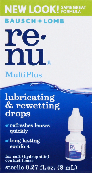 ReNu Lubricating & Rewetting Drops, MultiPlus, Sterile