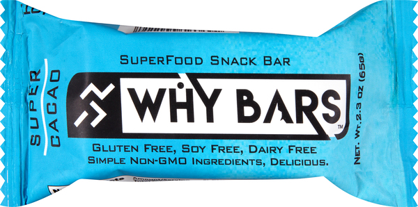 Why Bars Superfood Snack Bar, Super Cacao