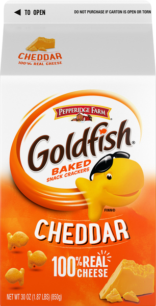 Goldfish Baked Snack Crackers, Cheddar