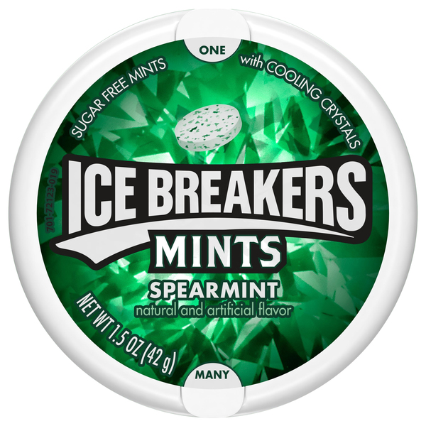 Ice Breakers Mints, Sugar Free, Spearmints