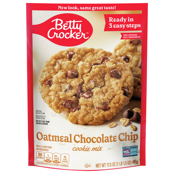 Betty Crocker Cookie Mix, Oatmeal Chocolate Chip