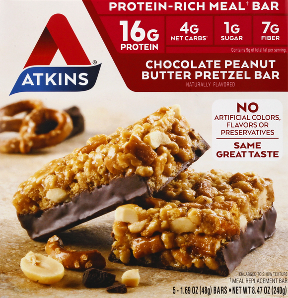 Atkins Pretzel Bar, Chocolate Peanut Butter