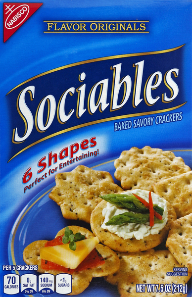 Nabisco Baked Savory Crackers, Flavor Originals