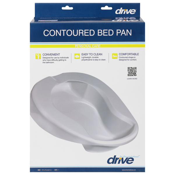 Drive Contoured Bed Pan, Personal Care