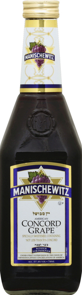 Manischewitz Wine, Concord Grape, American