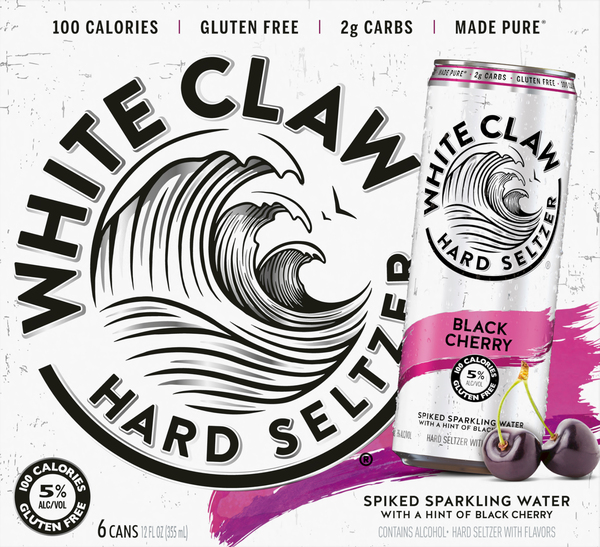 White Claw Hard Seltzer, Black Cherry