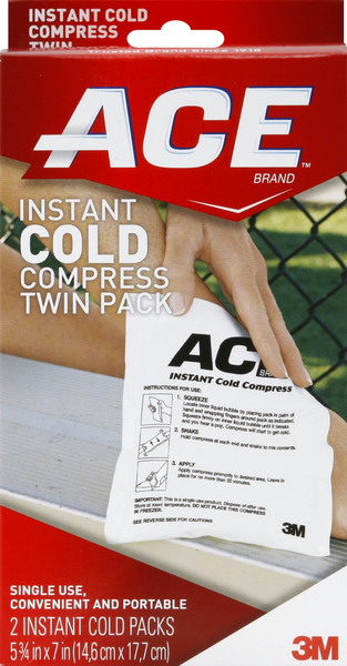ACE Cold Compress, Instant, Twin Pack