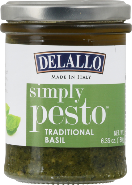 Delallo Simply Pesto, Traditional Basil