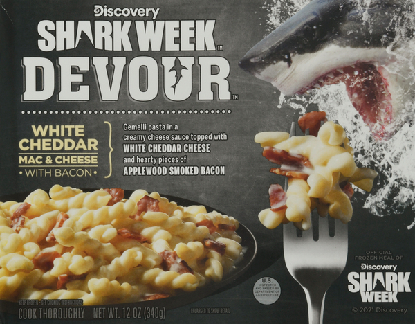 Devour Mac & Cheese, White Cheddar, Shark Week