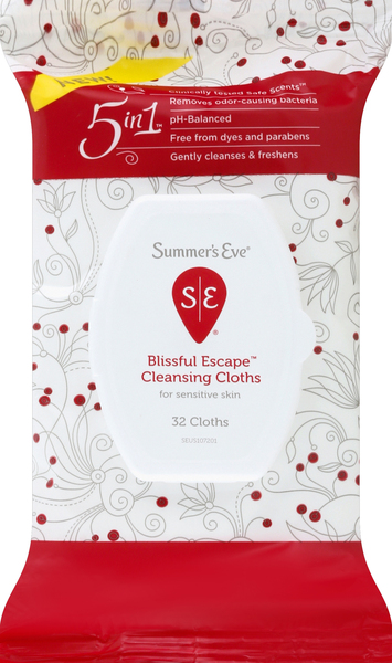 Summer's Eve Cleansing Cloths, Blissful Escape