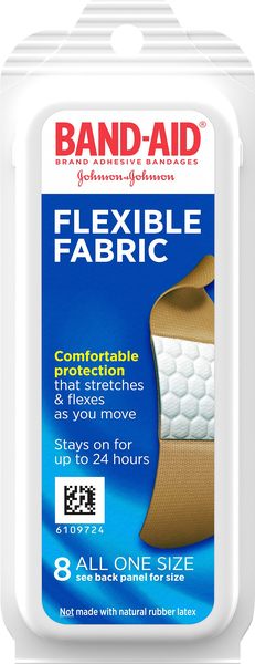 Band-Aid Adhesive Bandages, Flexible Fabric