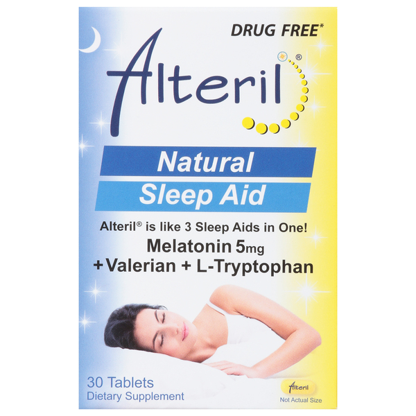 Alteril Sleep Aid, Natural, Tablets