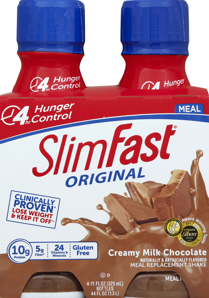 Slim-Fast Meal Replacement Shake, Original, Creamy Milk Chocolate