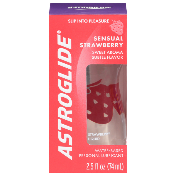 Astroglide Personal Lubricant, Water-Based, Sensual Strawberry