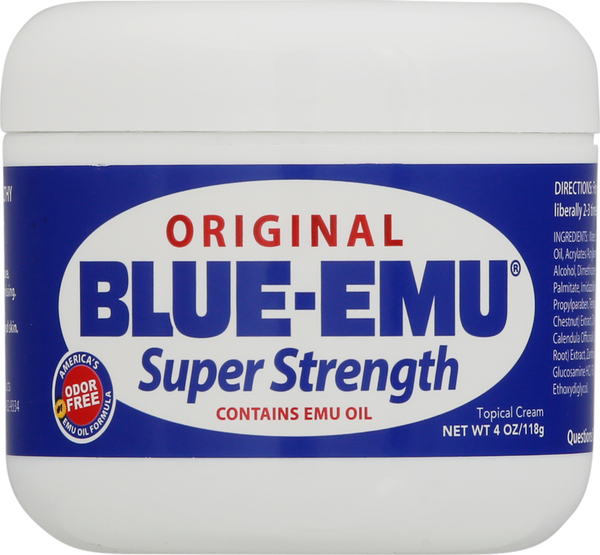 Blue-Emu Topical Cream, Super Strength, Original