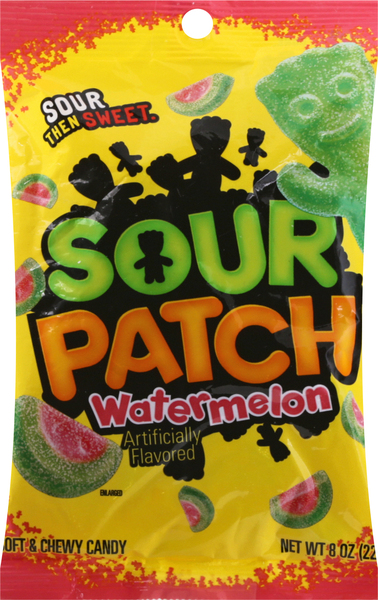 Sour Patch Candy, Watermelon, Soft & Chewy