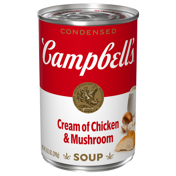 Campbell's Condensed Soup, Cream of Chicken & Mushroom