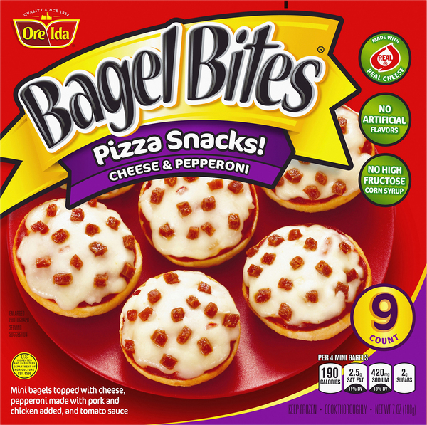 Bagel Bites Mini Bagels, Cheese & Pepperoni