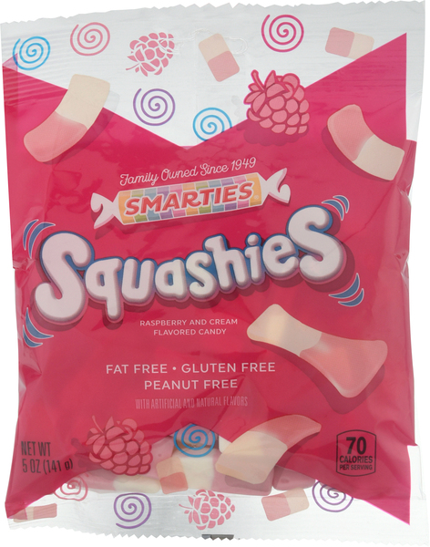 Smarties Squashies, Raspberry and Cream Flavored