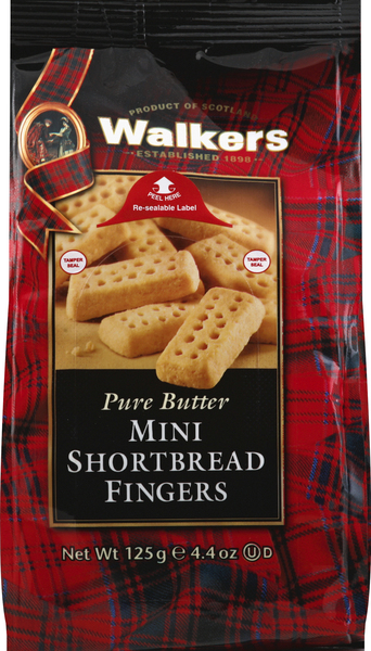 Walkers Shortbread, Fingers, Mini, Pure Butter