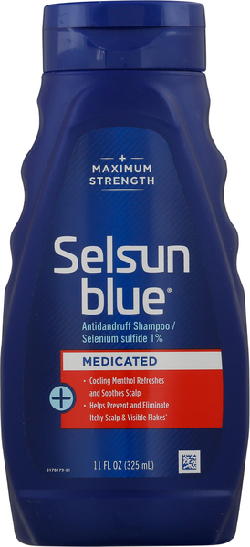Selsun Blue Dandruff Shampoo, Medicated