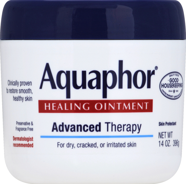 Aquaphor Healing Ointment, Advanced Therapy, for Dry, Cracked, or Irritated Skin