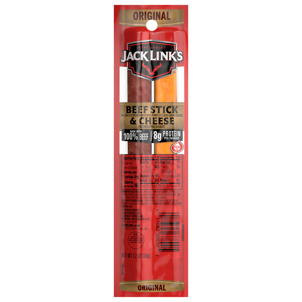 Jack Link's Beef Stick & Cheese, Original