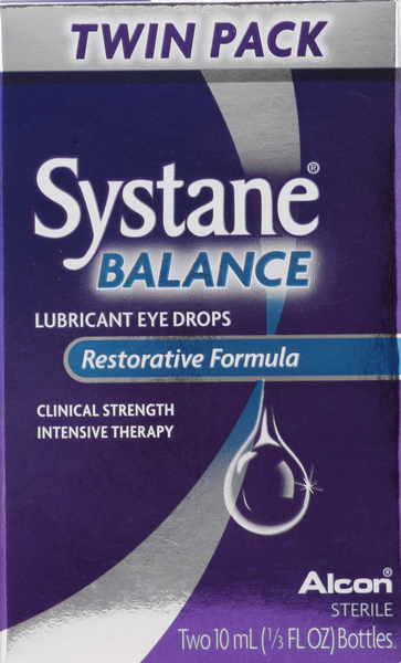 Systane Lubricant Eye Drops, Twin Pack