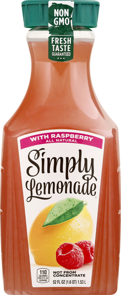 Simply Lemonade Drink with Raspberry