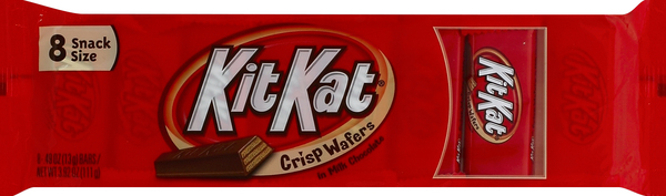 Kit Kat Crisp Wafers, in Milk Chocolate, Snack Size