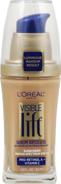 L'Oreal Serum Absolute Sunscreen, Sand Beige 151, Broad Spectrum SPF 17